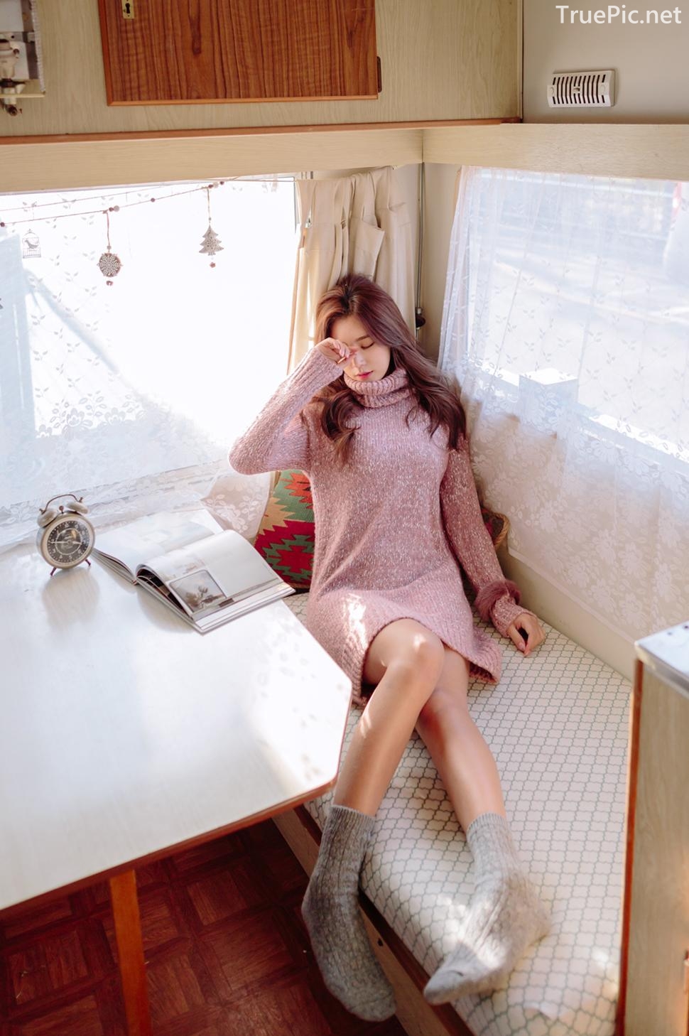 Korean Fashion Model - Kim Jung Yeon - Winter Sweater Collection - TruePic.net - Picture 28