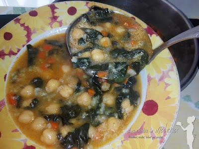 Garbanzos con espinacas