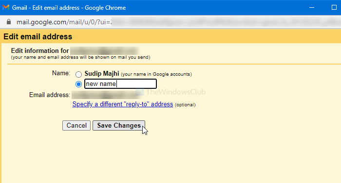Gmail、Outlook、Yahooでメール名を変更する方法