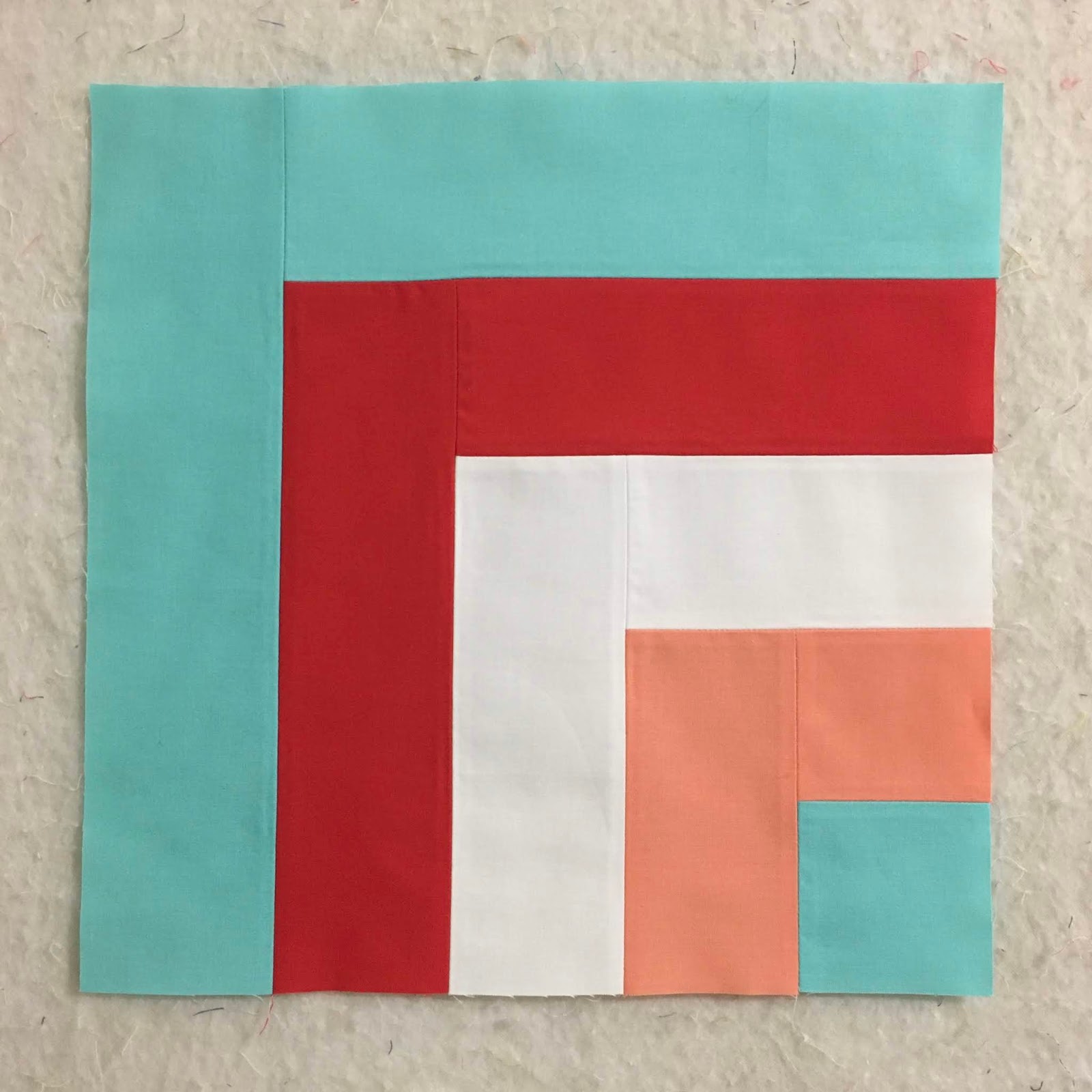 Quarter Log Cabin Block Pattern Quarter Log Cabin Block Pattern