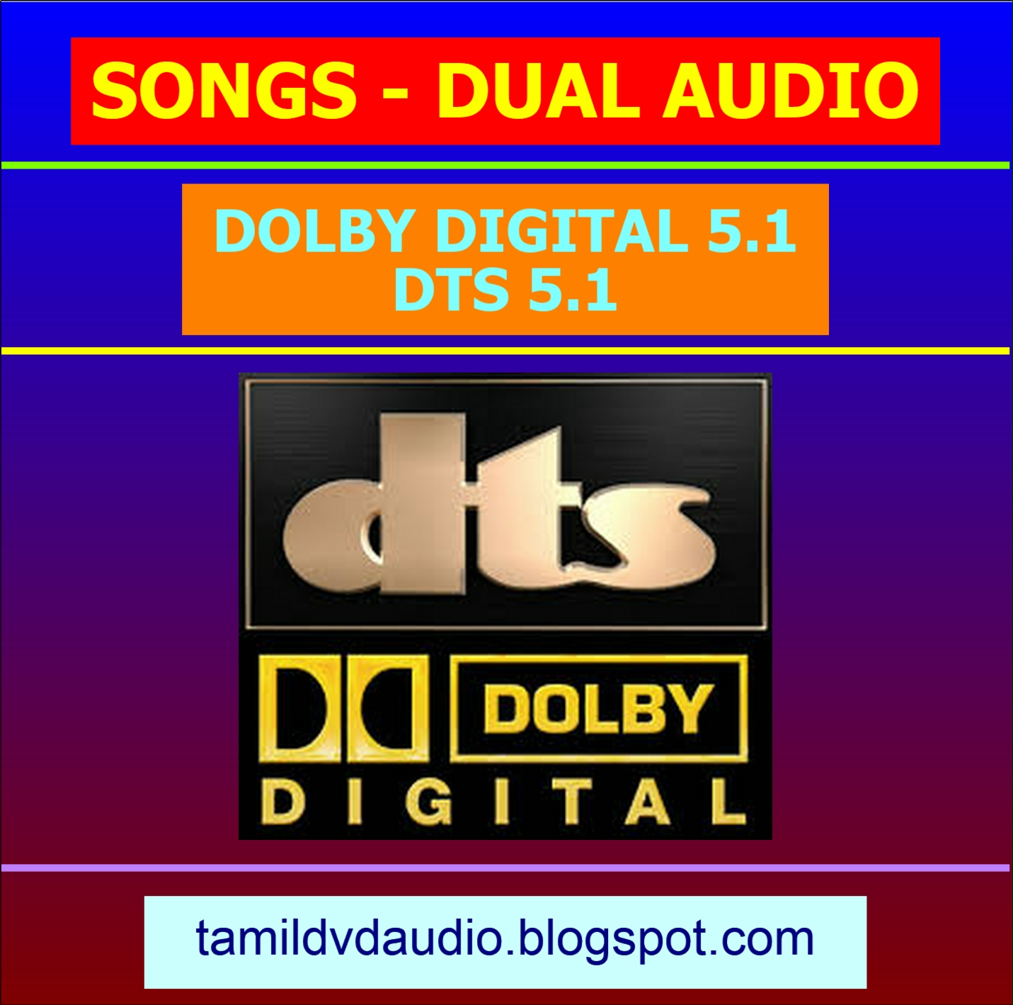 dolby digital songs 5.1 DUAL AUDIO Dolby Digital 5.1 & dts 5.1