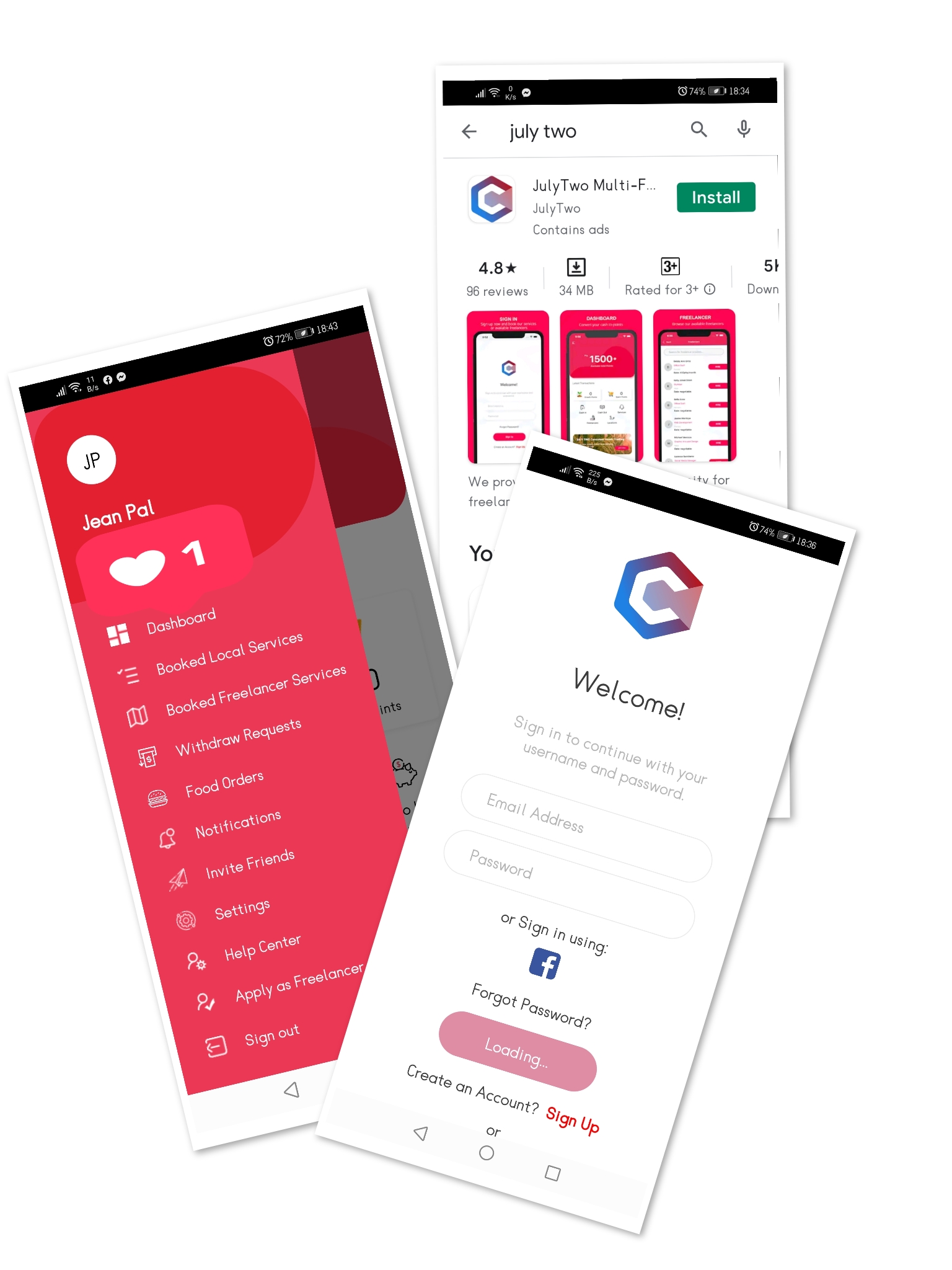 Using July Two App for Ordering Food Online DAVAO FOODIE ONLINE