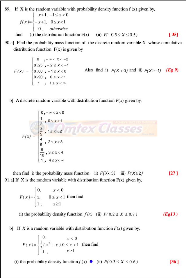 XII Std Maths Selected Questions for Slow Learners 2021