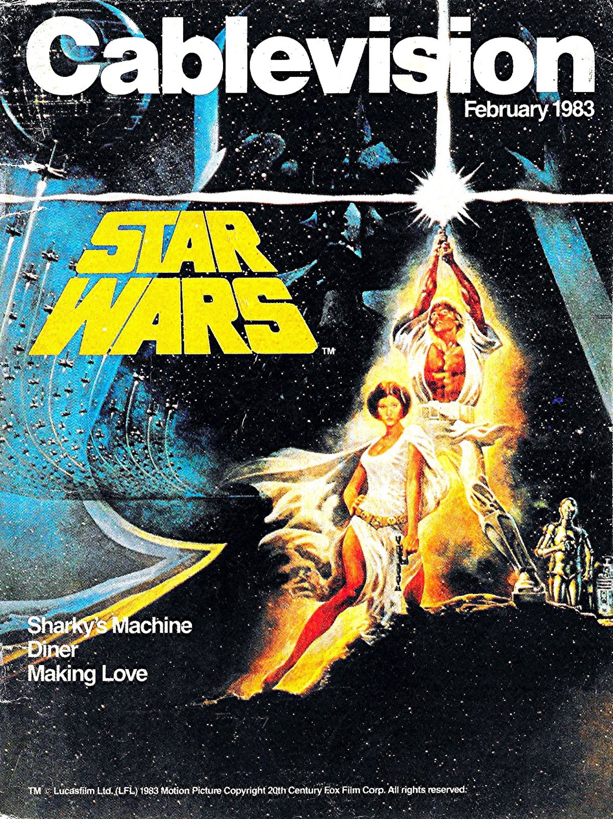 don't parade in my rain: Cablevision Guide, February 1983.