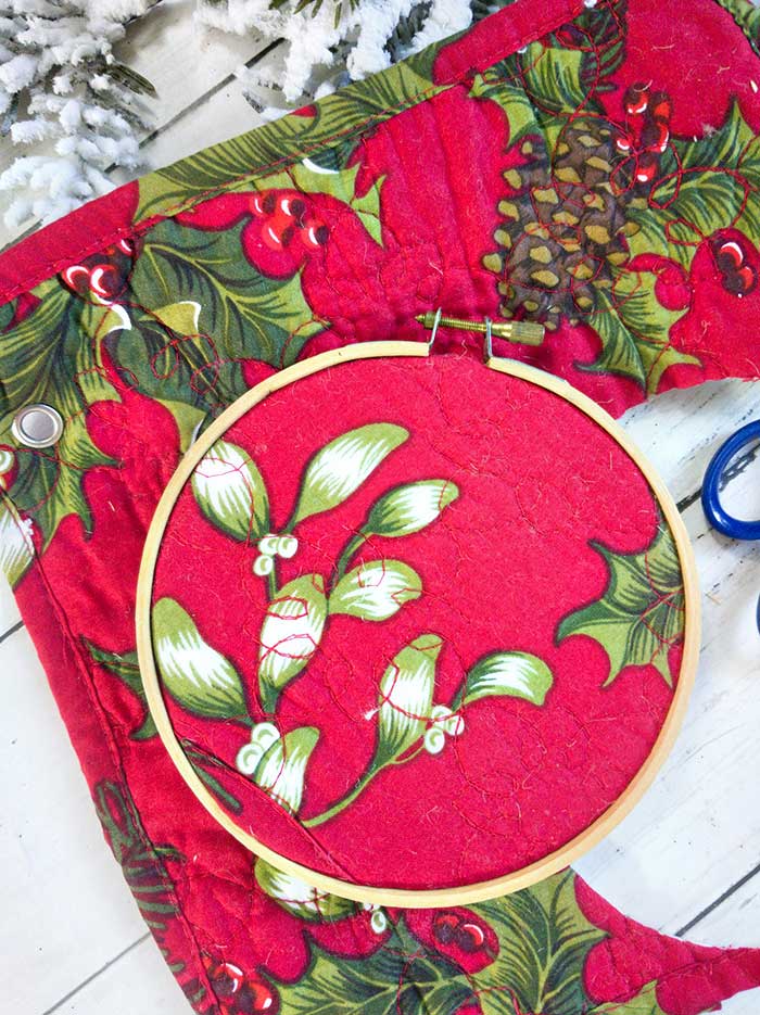 Embroidery Hoop Christmas Decoration DIY Koti Beth