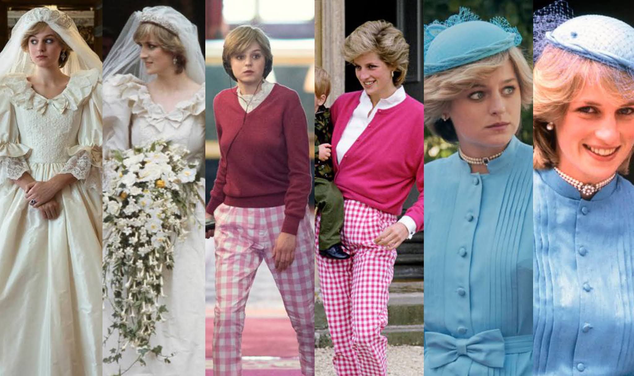 ROYAL COUTURE....."The Crown" Season 4 COSTUMES vs. THE REAL THING