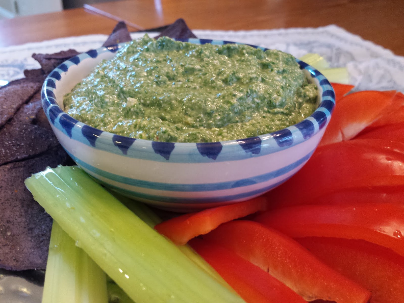 Quick and Easy Spinach Bleu Cheese Dip with No Mayo HinesSight Blog