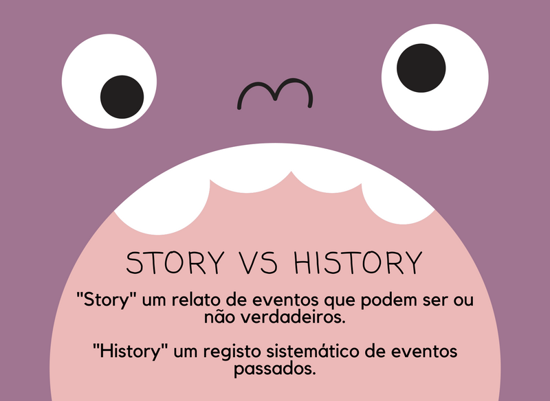 English is FUNtastic Vocabulary story vs history