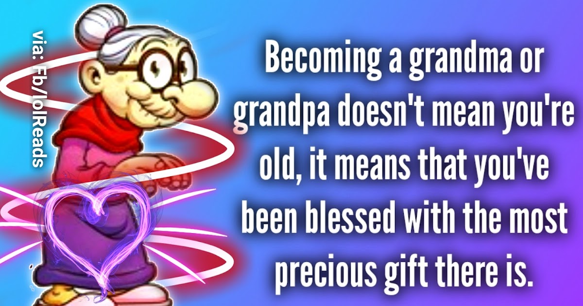 The blessing of being a grandparent