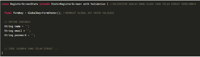 Cara membuat Form login validation Flutter Dart + Source code gratis