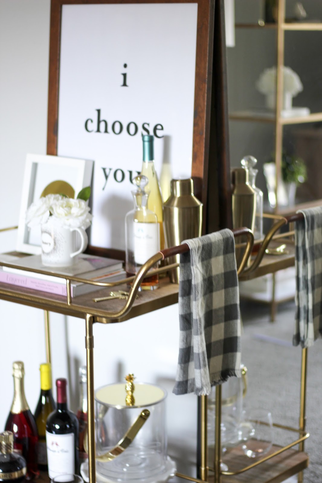 PREPPY FARMHOUSE BAR CART A Classy Fashionista
