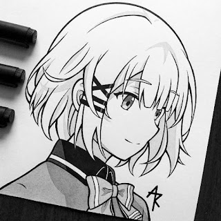 anime girl drawing 2021