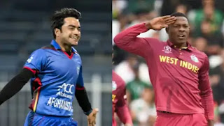 cwc 2019 wi vs afg,Rashid Khan,Cottrel
