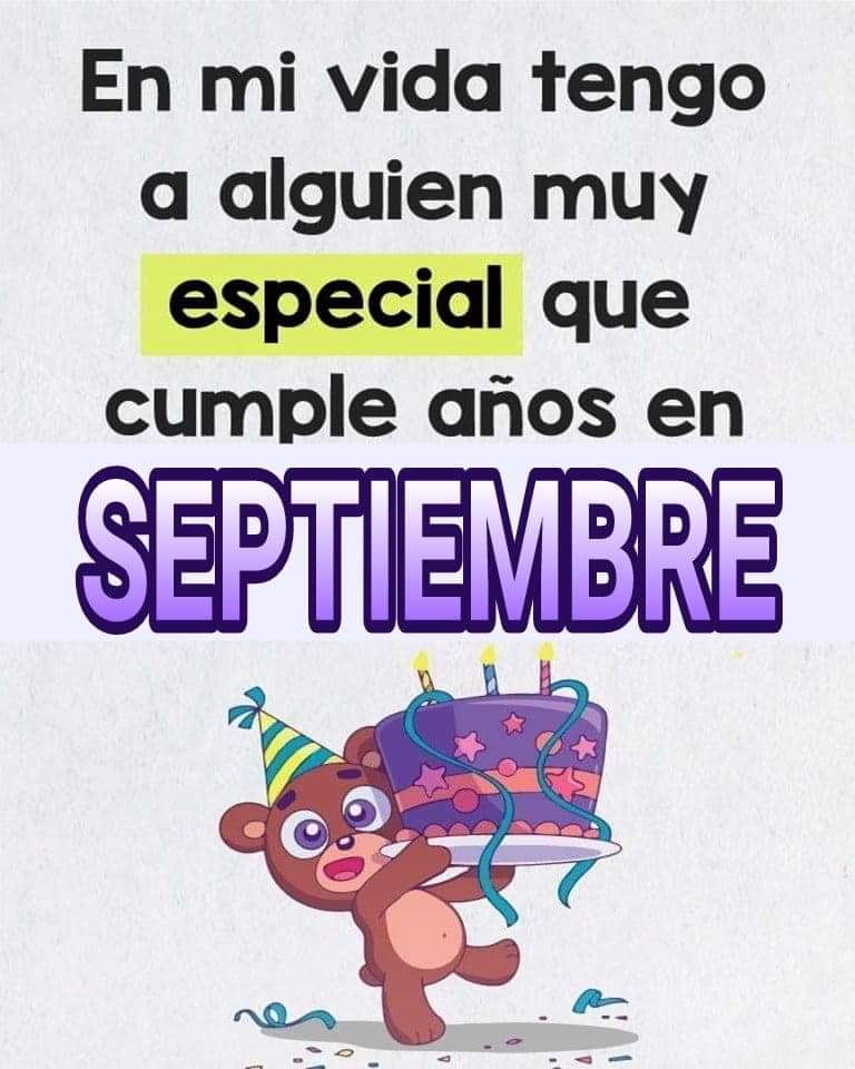 nacidos en el mes de Septiembre