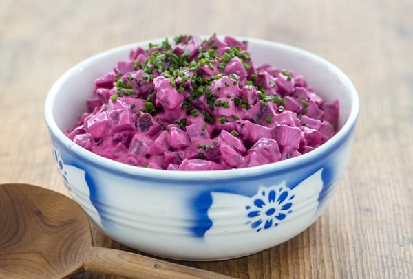 How to make beet salad with mayonnaise