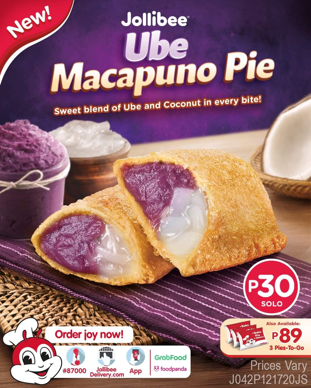 Jollibee continues to satisfy sweet cravings with the new Ube Macapuno
