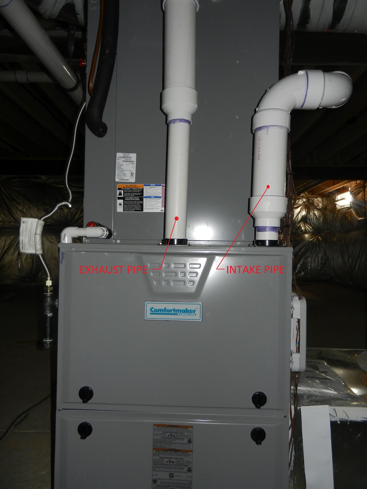 HVAC Intake Pipe Information | Moving to the Country