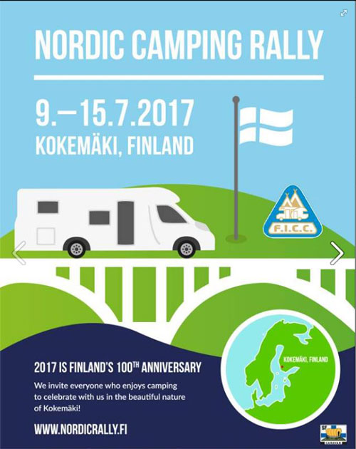 European Motorcaravanning Nordic Camping Rally, Finland, 2017