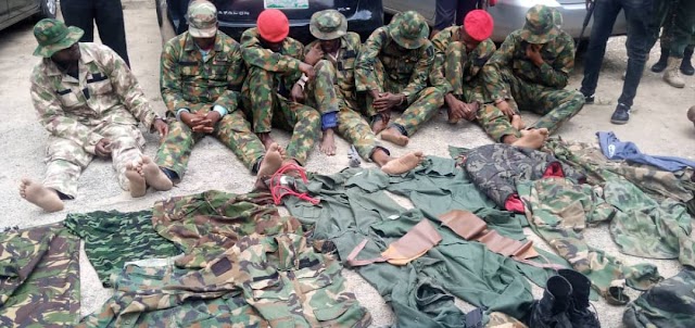 Dismissed soldiers arrested for armed robbery in Lagos