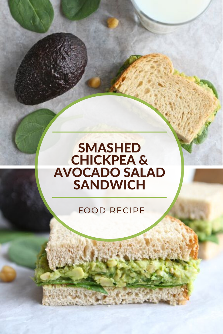 Smashed Chickpea & Avocado Salad Sandwich Recipe