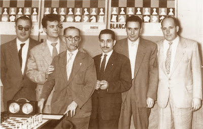 Equipo del Barcelona en el Campeonato de España de Ajedrez por equipos de 1960