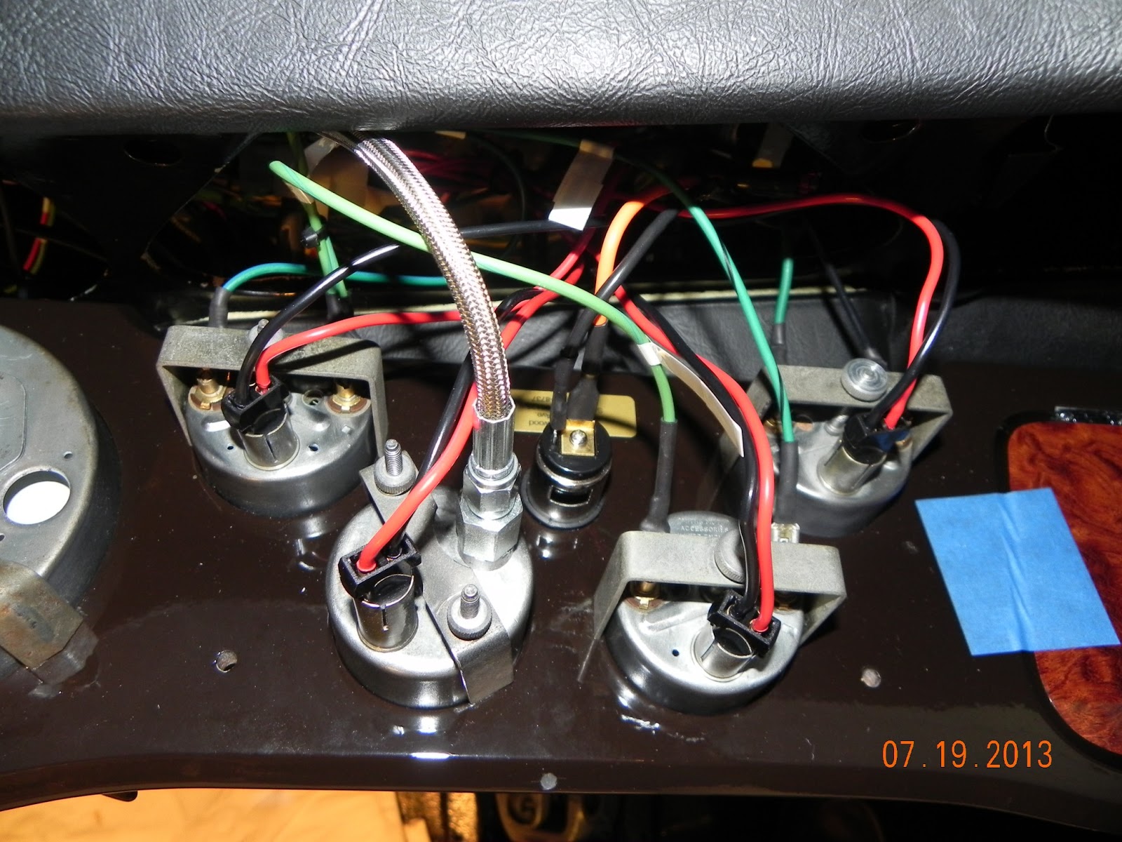 Tripp's TR6 July 2013 and the wiring is finally done