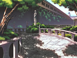 anime background landscape park scenery outdoor