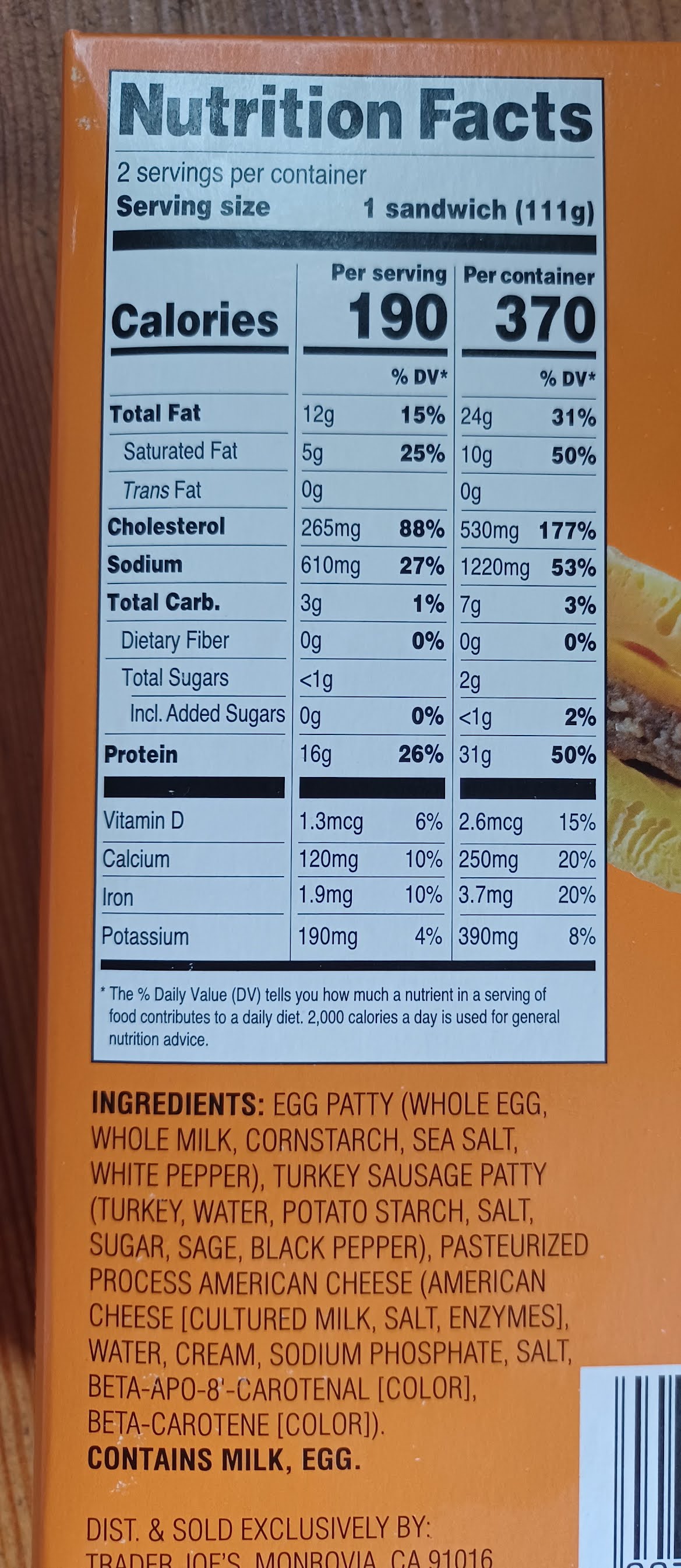 What's Good at Trader Joe's? Trader Joe's Eggwich Breadless Breakfast