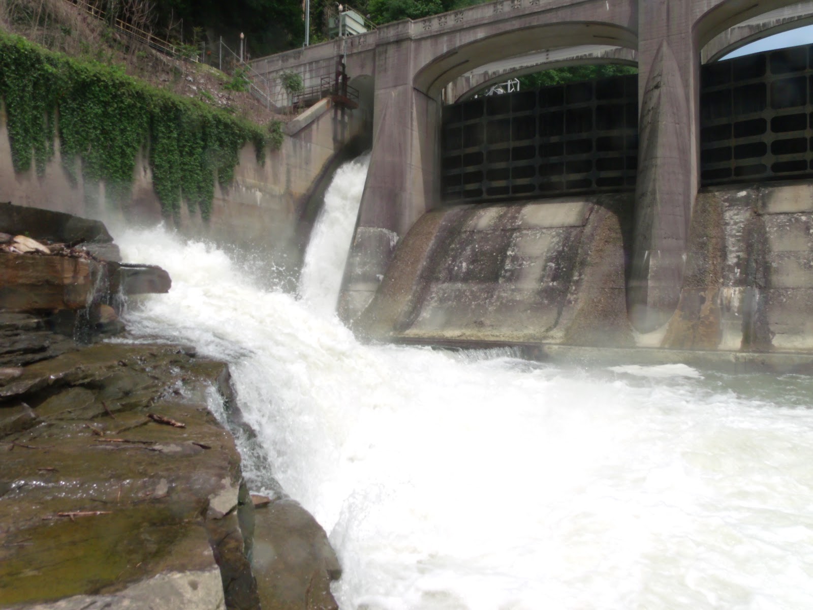 Hiking West Virginia Hawk's Nest Dam Trail