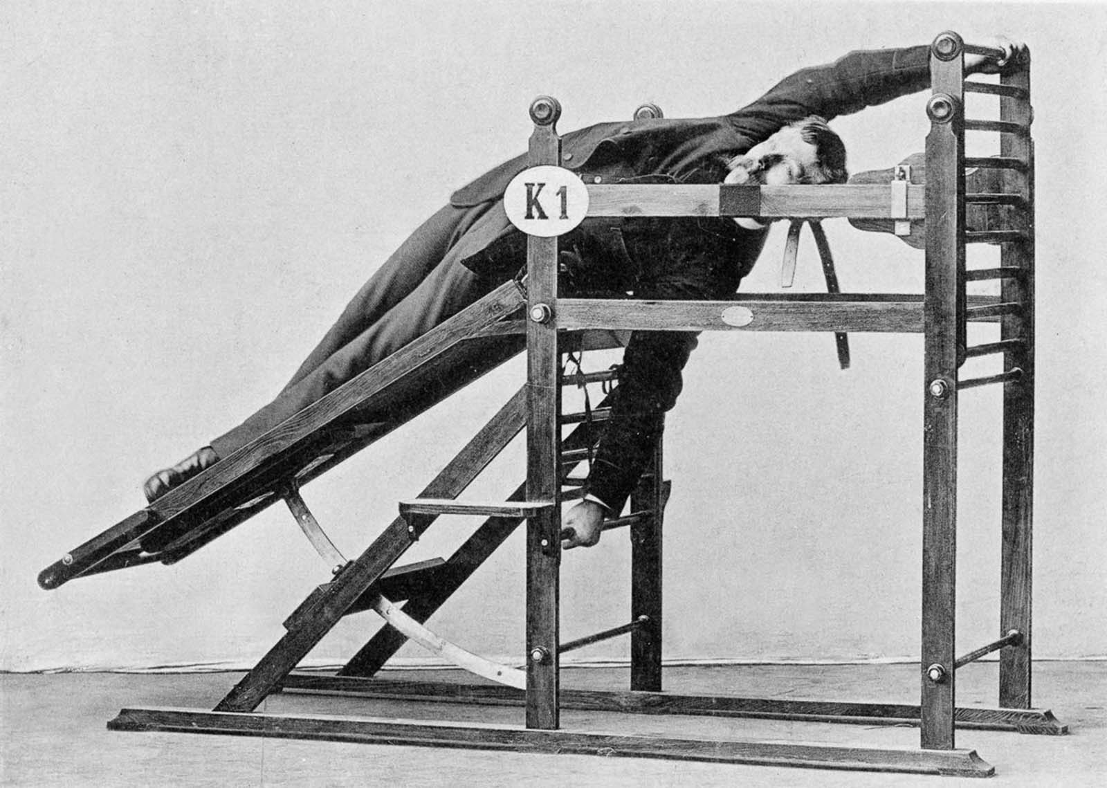 first gym machines zander