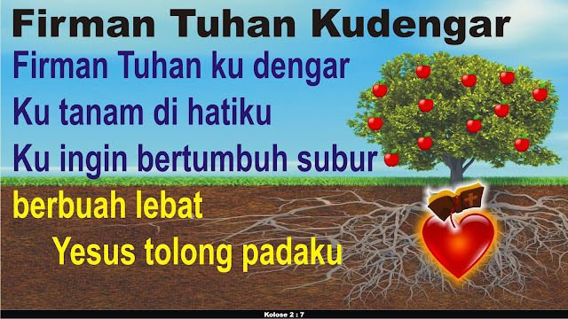 Lirik Lagu Pujian Rohani Kristen Sekolah Minggu Gereja Tuhan Yesus