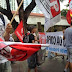 BAHIA / Manifestantes fazem protesto contra a Copa no Campo Grande