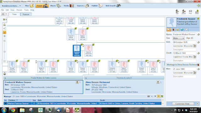 Genea-Musings: First Look at Family Tree Maker 2014 - Post 1: Family View