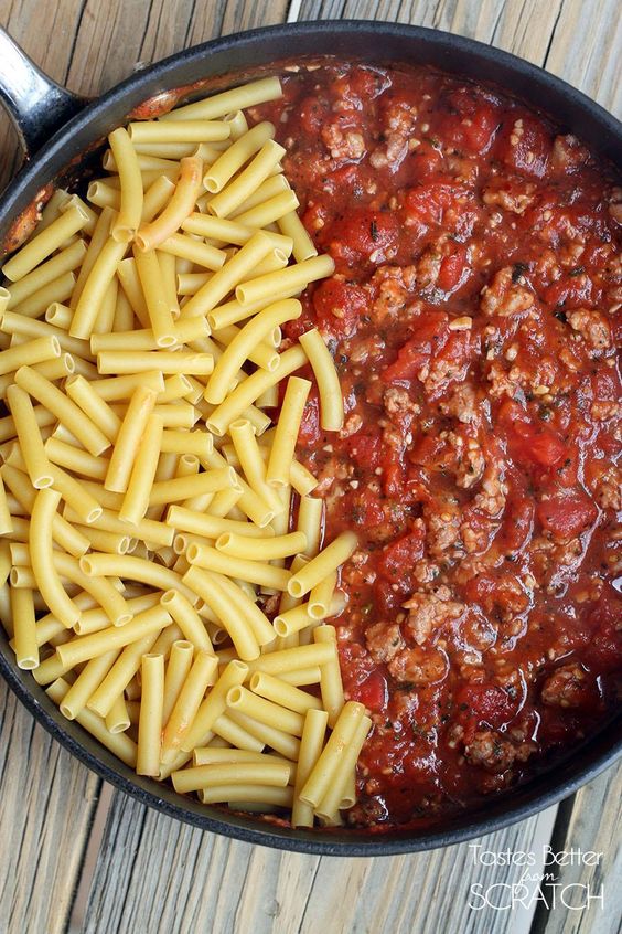 One Pan Baked Ziti Asian Food Mom