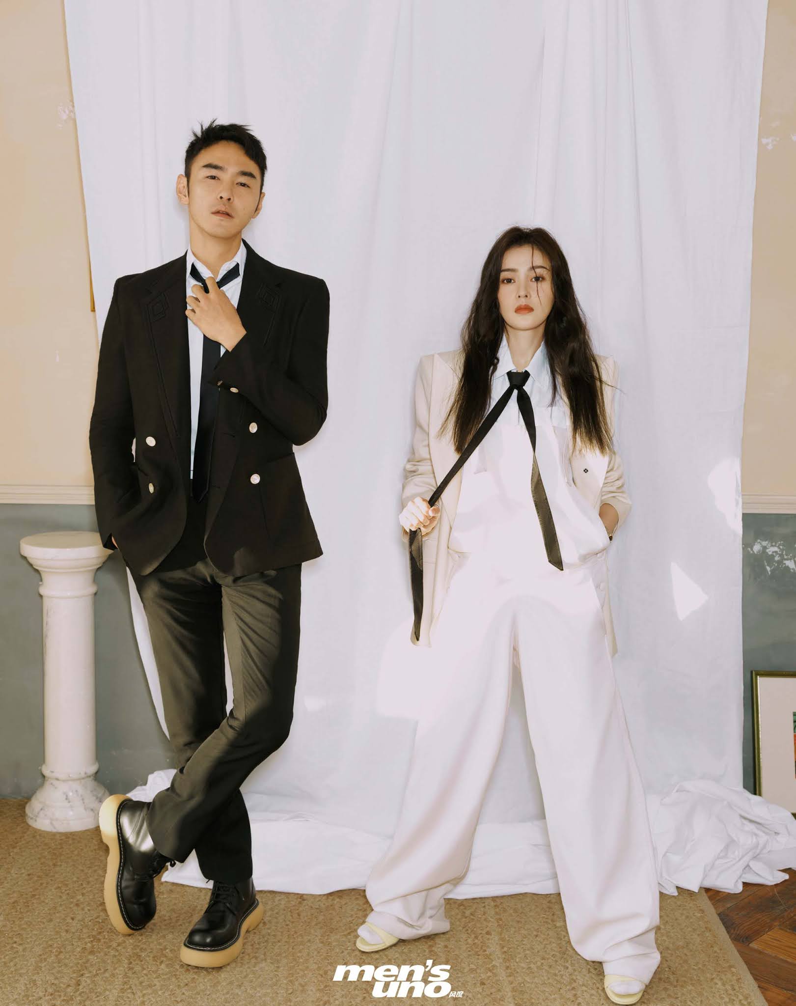 Ethan Ruan and Zhang Tianai pose for photo shoot - China Underground