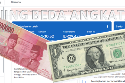 Berapa Besar Penghasilan Yang Diperoleh Dari Google Adsense ?