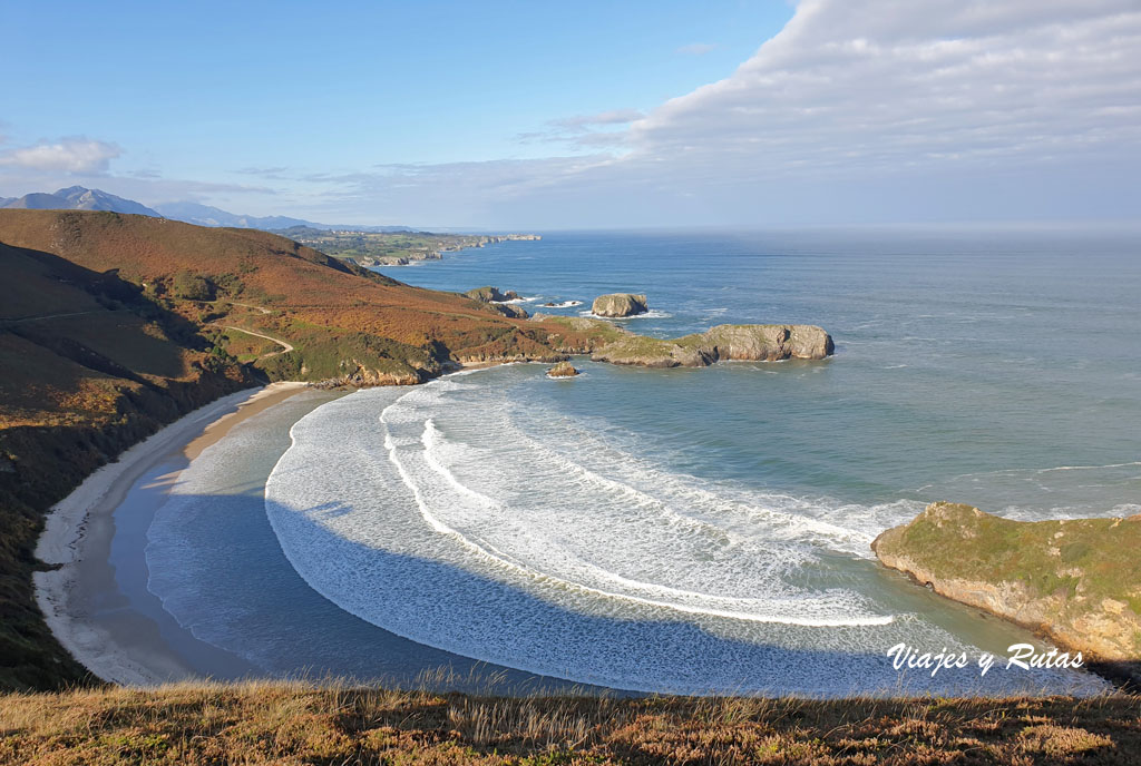 Playa de Torimbia, Llanes