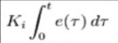 Integral term output signal