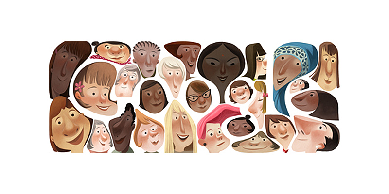 Women's Day Google Doodle