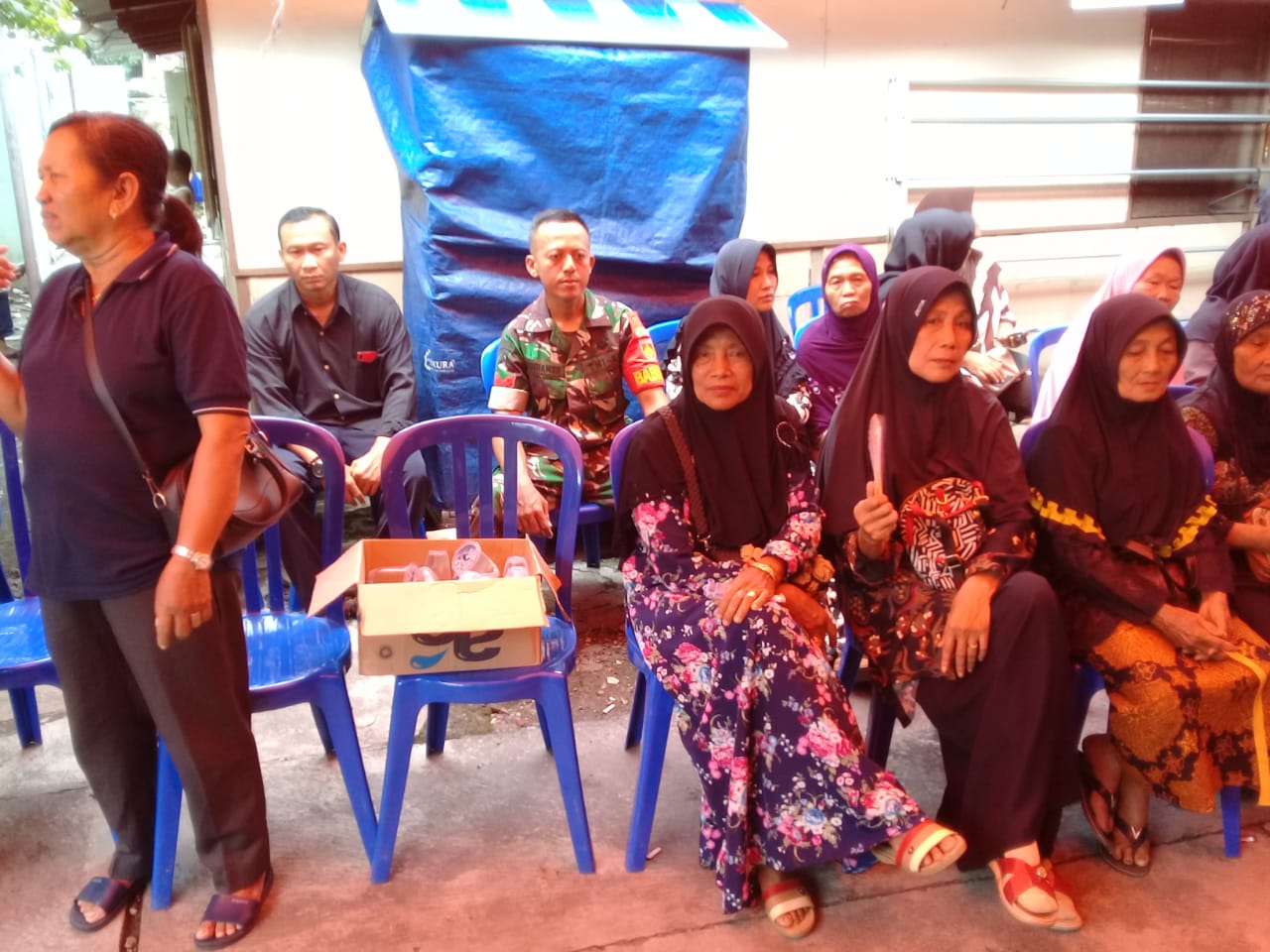 Wujud Perhatian Warganya, Babinsa Takziyah di wilayah Binaan | Surakarta