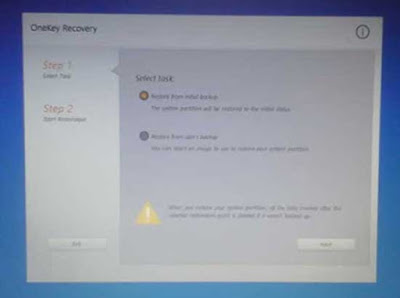 How to Recovery Lenovo Laptops using One Key Recovery