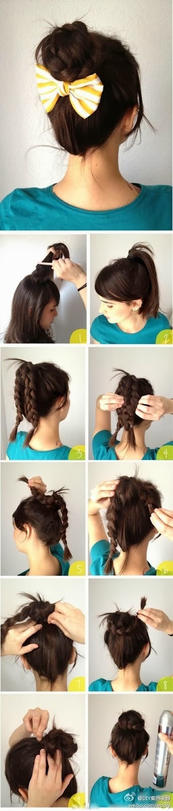 Princess Imperfect ♕: Tutorial de hoje:como fazer o coque bagunçado ou ...