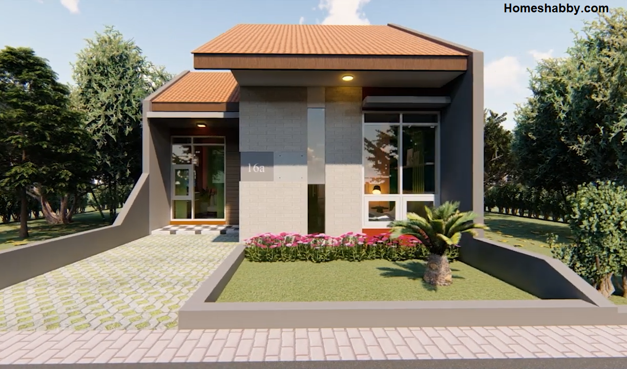 Desain dan Denah Rumah Minimalis Type 30 Luas Tanah 6 x 10 ...