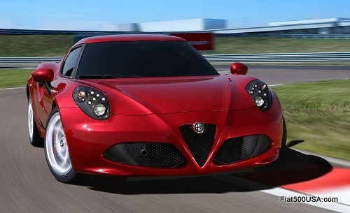 Alfa Romeo 4C cornering