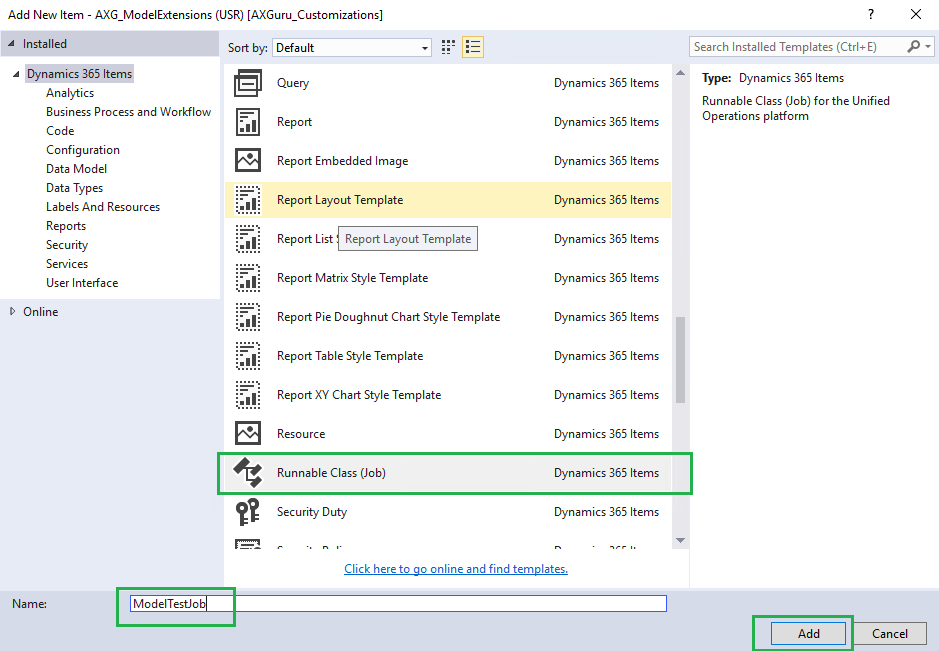Working with Model/Extensions (Part 2) D365