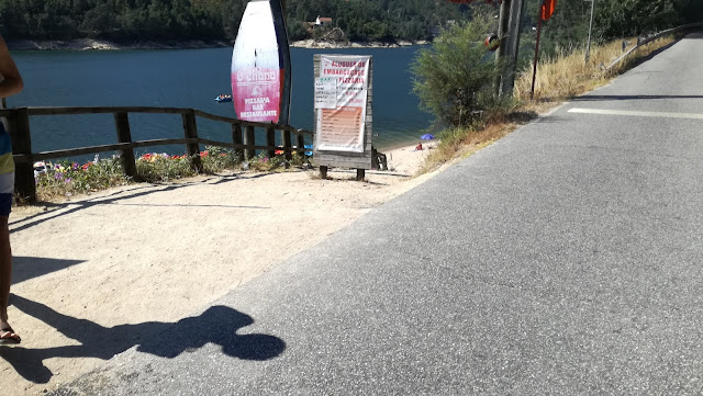 Entrada da Praia da ilha do Gerês