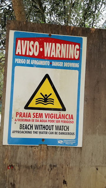 Praia sem vigilância