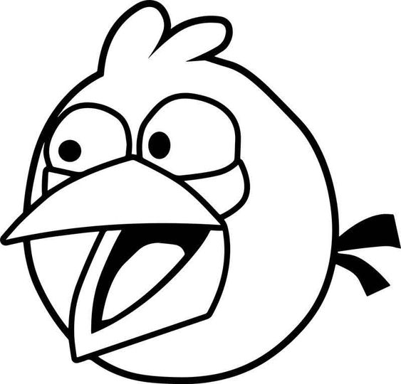 Tranh tô màu Angry Birds 25