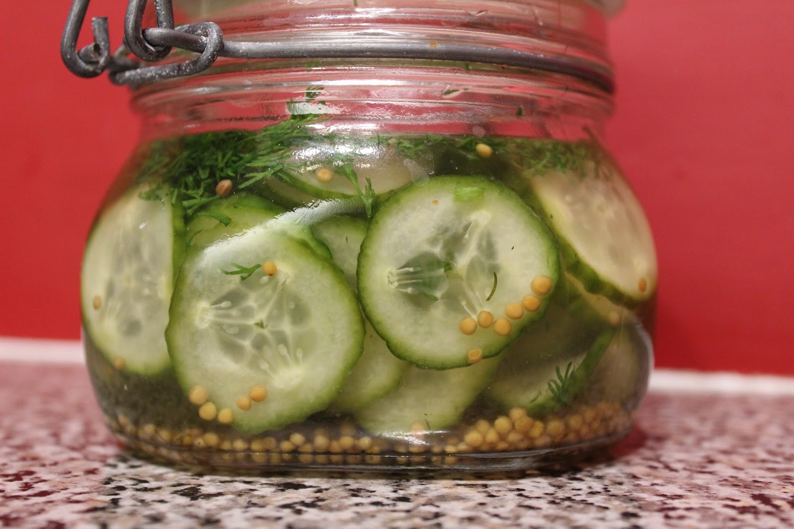 Pickled Cucumber with dill