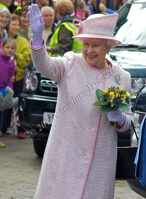 Her Majesty The Queen at Hereford Cathedral. Photo © Jonathan Myles-Lea